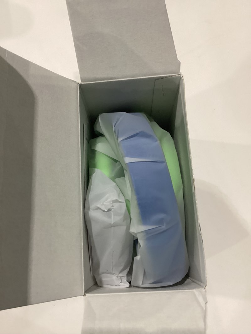 Condition photo showing New/Like New for acer kids bluetooth headphones, 85/94db volume limiter, foldable wireless over-ear headphones for ipad, travel, 60h playtime, bluetooth 6.0, built-in mic, blue green