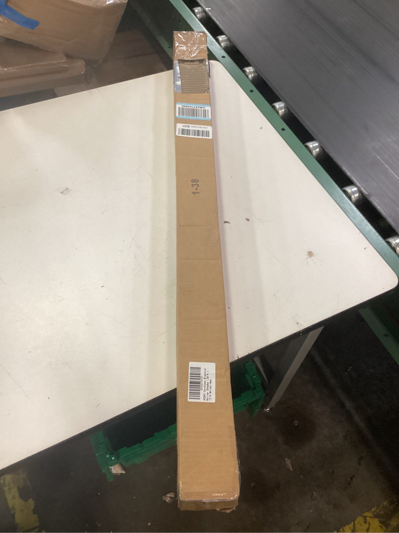 Condition photo showing New/Like New for aosky cordless roller shades blackout blinds for windows room darkening rolled up shades with spring system, uv protection window shades door blinds for home and office (38" w x 72" h,white) 38"w x 72"h white