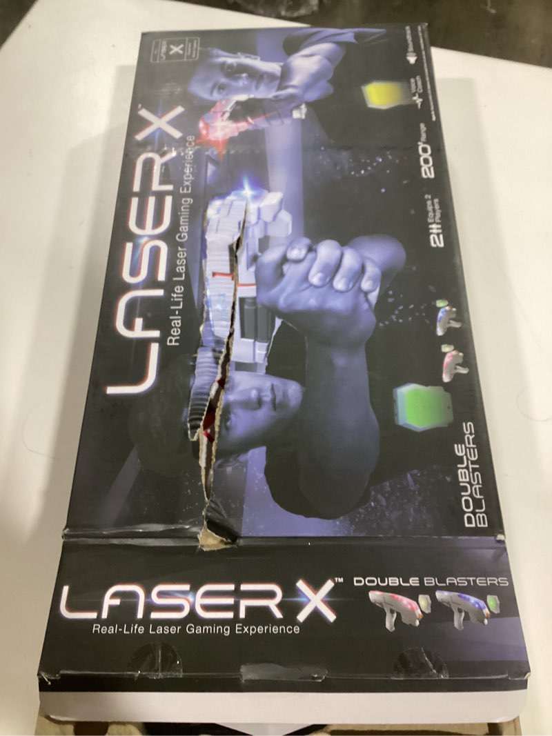 Condition photo showing Good Condition for LASER X The Original Two Player Laser Tag Gaming Set, Blasters & Vest Sensors, Ages 6+