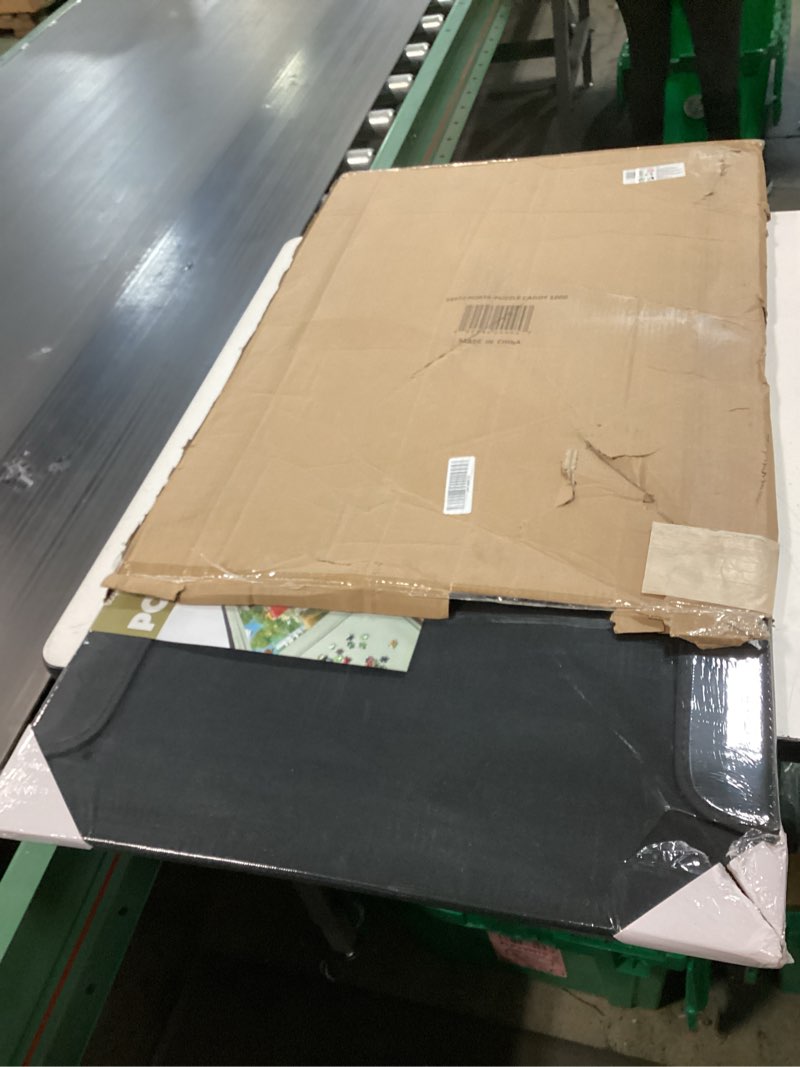 Condition photo showing New/Like New for Bits and Pieces Portapuzzle Portable Puzzle Board 1000 Pieces - Compact Lightweight Foldable Portable Puzzle Mat with Removable Sorting Areas - 22.5 Inch x 31.5 Inch Standard 1000 pc Size Caddy