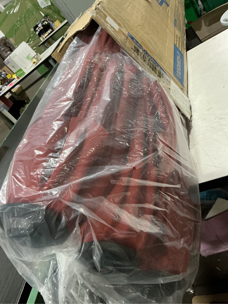 Condition photo showing Good Condition for renwick triple-size extra large patio umbrella with crank, red