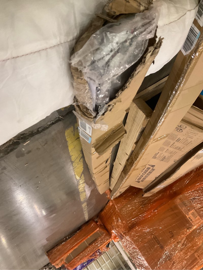 Condition photo showing As Is for ANTLUX 110W 8FT LED Wraparound Ultra Slim Strip Lights, 12600 Lumens, 6000K, 8 Foot LED Garage Warehouse Light, No Glare, Flush Mount Office Ceiling Lighting Fixture, Fluorescent Tube Replacement