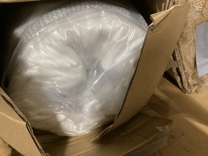 Condition photo showing Good Condition for Full Size Mattress,12 Inch Full Mattress in a Box,Memory Foam Hybrid Mattress,with Individual Pocket Spring - Pressure Relief, Motion Isolation, Cool Sleep, CertiPUR-US Certified, 75''L x 54''W White Full 12 Inch
