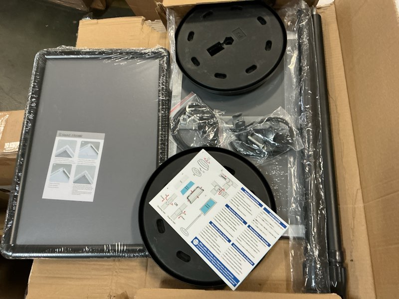 Condition photo showing Good Condition for INNOVSIGN 6Packs Adjustable Pedestal Sign Holder Stand 8.5''x11'', Floor Standing Poster Sign Stand 