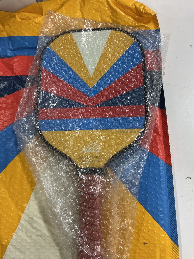 Condition photo showing New/Like New for nettie pickleball paddles set of 1/2/4, usapa approved carbon fiber pickleball paddle, birthday galentines valentines day gifts for girlfriend women mom wife sunshine