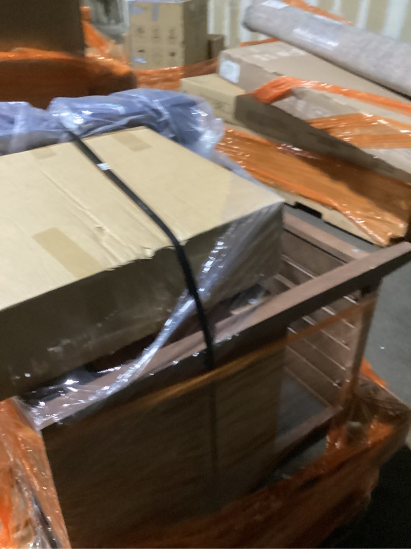 Condition photo showing Good Condition for 24" Bathroom Vanity with Ceramic Sink Top Set, Cabinet with Adjustable Shelf and Open Storage Space, Soft-Closing Door, Solid Wood Frame, Brown