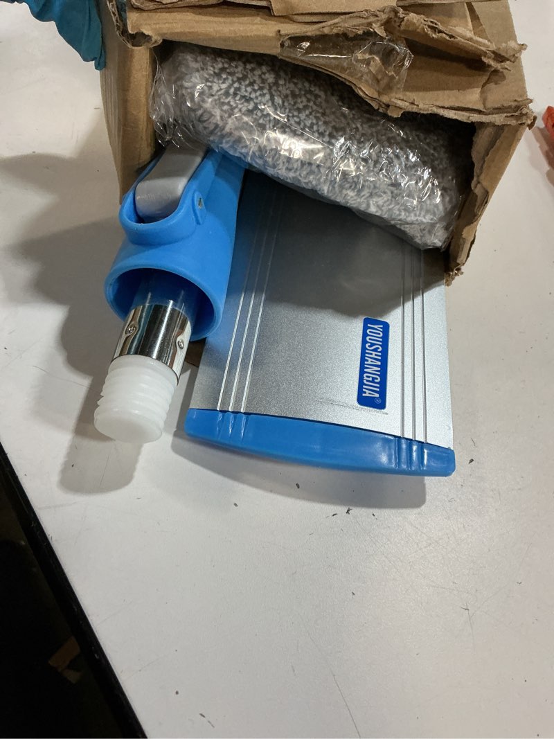 Condition photo showing Good Condition for Microfiber Wet Mops 24 in Heavy Duty Flat Floor Mop Adjustable Handle with 4 Washable Mop Clothes 24 IN MOP