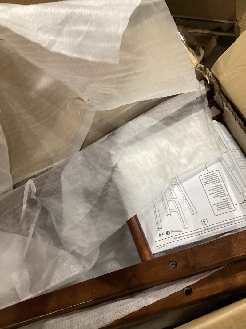 Condition photo showing Good Condition for Winsome Element 2-Pc Square Legs Bar Stool Set, Walnut 29 In Walnut