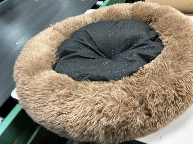 Condition photo showing Good Condition for MIXJOY Orthopedic Dog Bed Comfortable Donut Cuddler Round Pet Beds Ultra Soft Washable Dog and Cat Cushion (20''/23''/30'') (23'', Brown) S(23’’x 23’’) Brown
