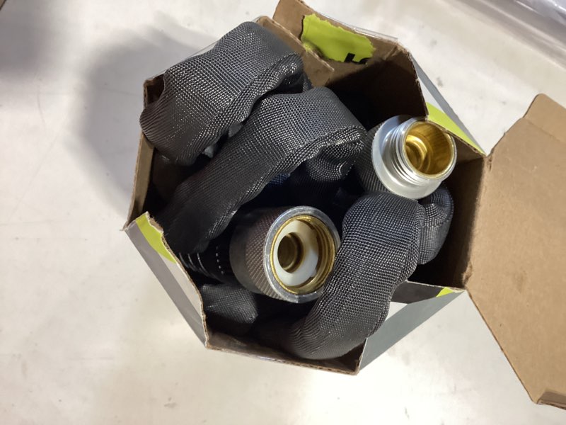 Condition photo showing As Is for 5/8 in. x 25 ft. zero g hose