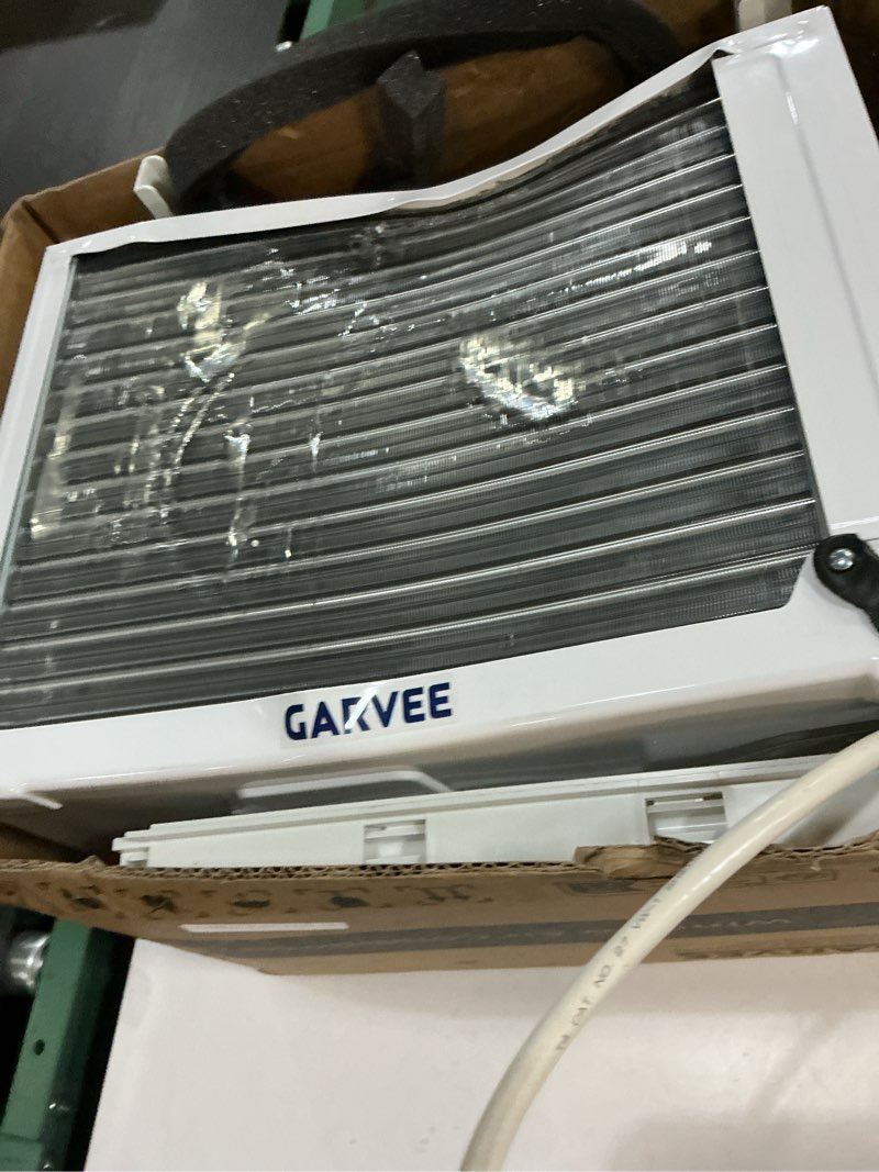 Condition photo showing As Is for window air conditioner, 6000 btu compact ac unit, energy saving window ac, smart ac with 3 modes cool dry fan speed control,cools up to 300 sq.ft,115v mini air conditioner for bedroom,office,home