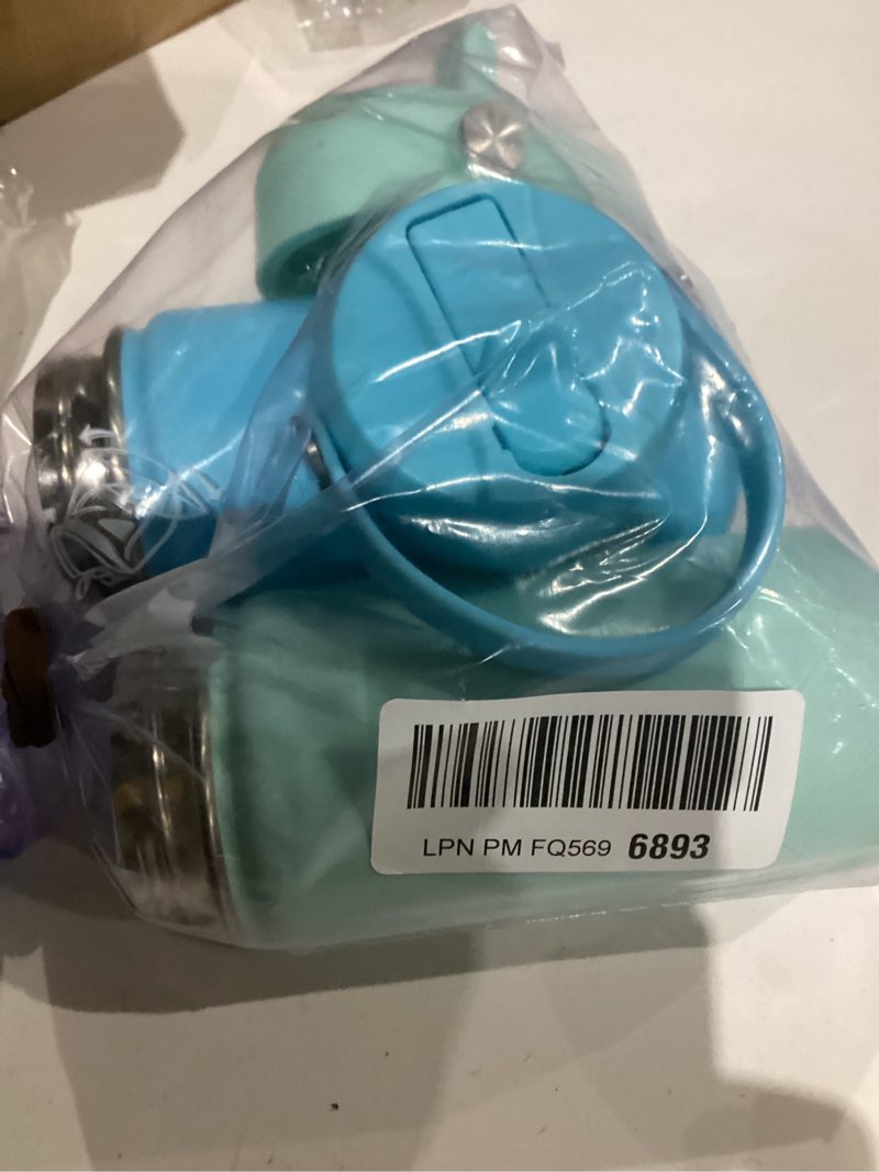 Condition photo showing As Is for Fimibuke Kids Insulated Water Bottle, 14oz BPA FREE Double Wall Vacuum Tumbler 18/8 Stainless Steel Leak Proof Kids Cups with Straw Metal Water Bottle for School Boys Girls (2 Pack, Underwater World) 2 B6. Underwater World