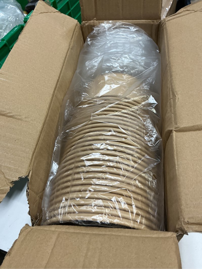 Condition photo showing New/Like New for 50 Pcs 32 Oz Large Paper Bowls with Lids, Disposable Soup Serving Bowls Bulk Party Supplies for Hot/Cold Food, Soup (32 OZ) 32 OZ(LIDS)