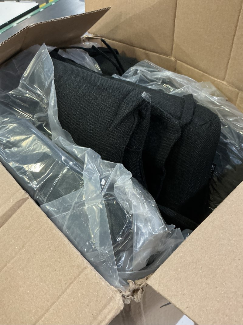 Condition photo showing Good Condition for buyue glider rocker replacement cushion 5 pcs with ties, linen high-density foam non-slip & washable rocking chair pads for sitting,black