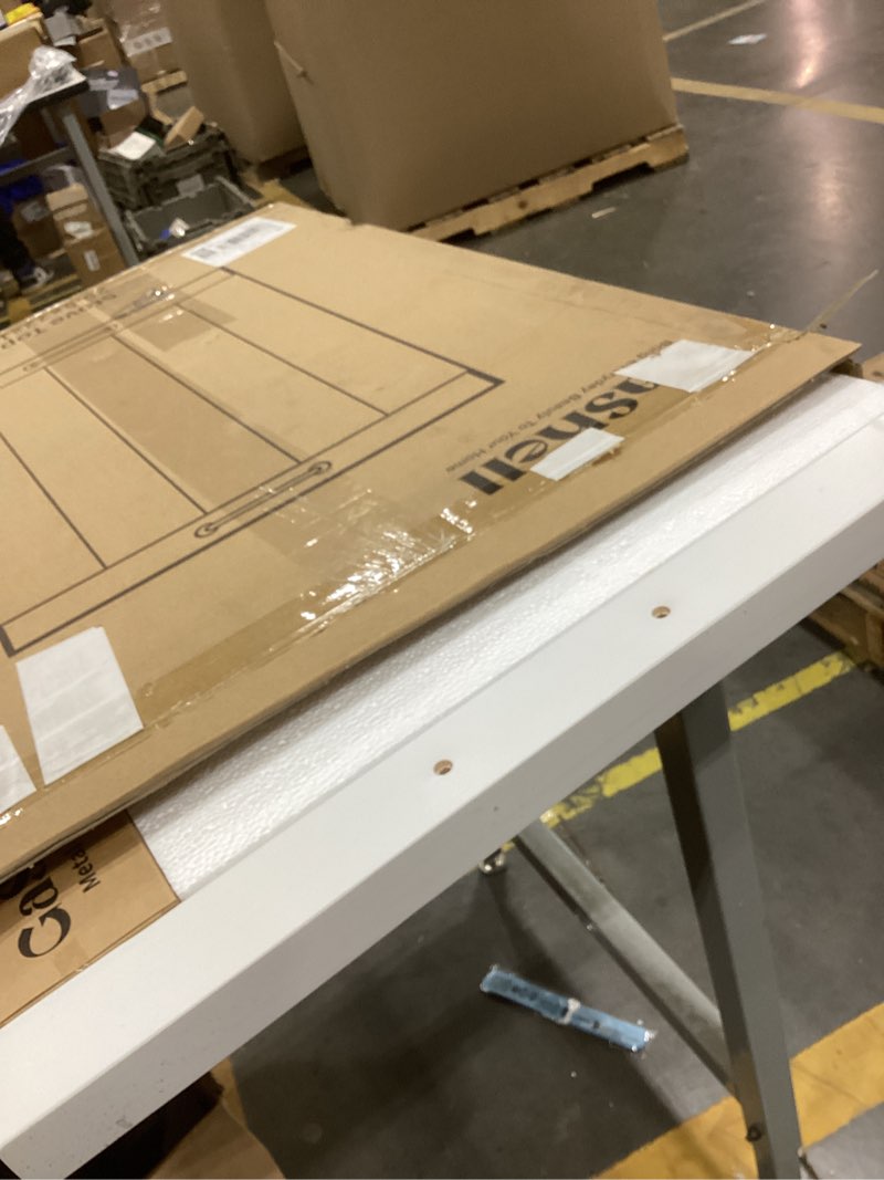 Condition photo showing As Is for noodle board stove cover with handles, multiple stove top cover board for electric/gas stove top(white)