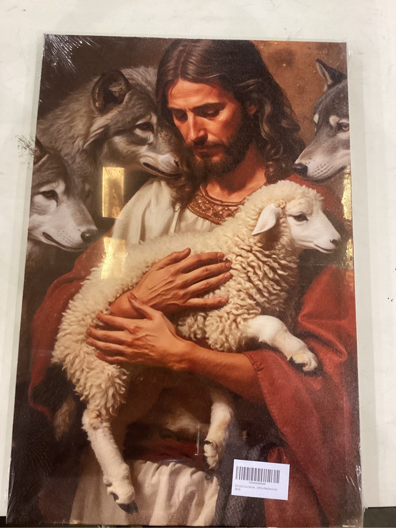 Jesus and lamb office home decoration 