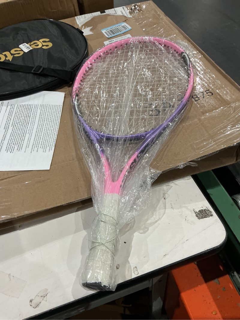 Senston 19" 23" 25" Kids Junior Tennis Racquet for Kids Children Boys Girls Tennis Rackets with Racket Cover