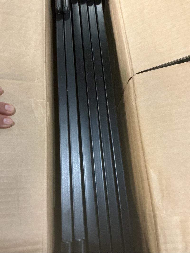 Condition photo showing As Is for FXW Rollick Unleashed Dog Playpen for Indoor, Yard, RV Camping, 32 inch 8 Panels for Small and Medium Dogs?Patented Black 32"H 8 Panels