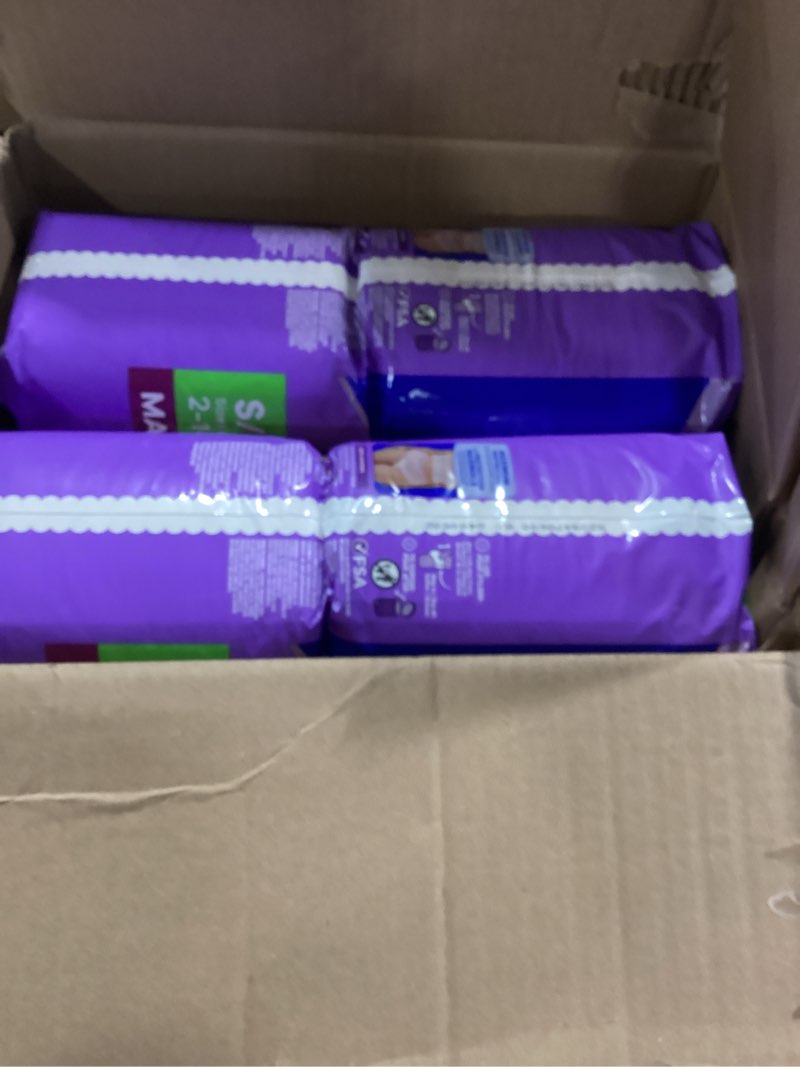 Condition photo showing New/Like New for Always Discreet Adult Incontinence Underwear for Women and Postpartum Underwear, Small/Medium, Up to 100% Bladder Leak Protection, 84 Count (2 Packs of 42) Small/Medium 84