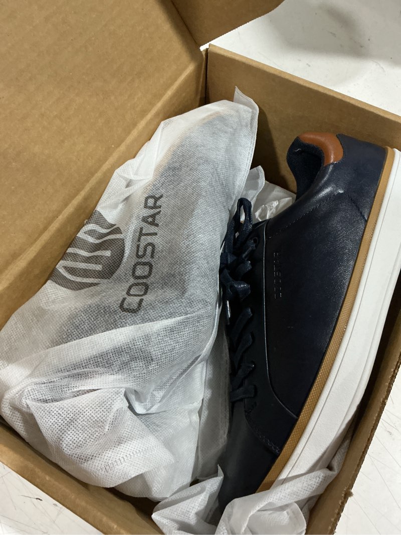 Condition photo showing Good Condition for coostar mens casual shoes comfortable dress sneakers classic lace-up shoe lightweight 10.5 navy