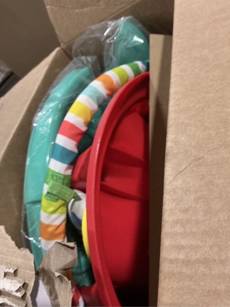 Condition photo showing Good Condition for Bright Starts 3-in-1 SuperSeat Playful Paradise, Baby Activity Seat with Toys, Snacking Tray, Booster Seat, BPA Free Tray, Unisex, 6 Months +