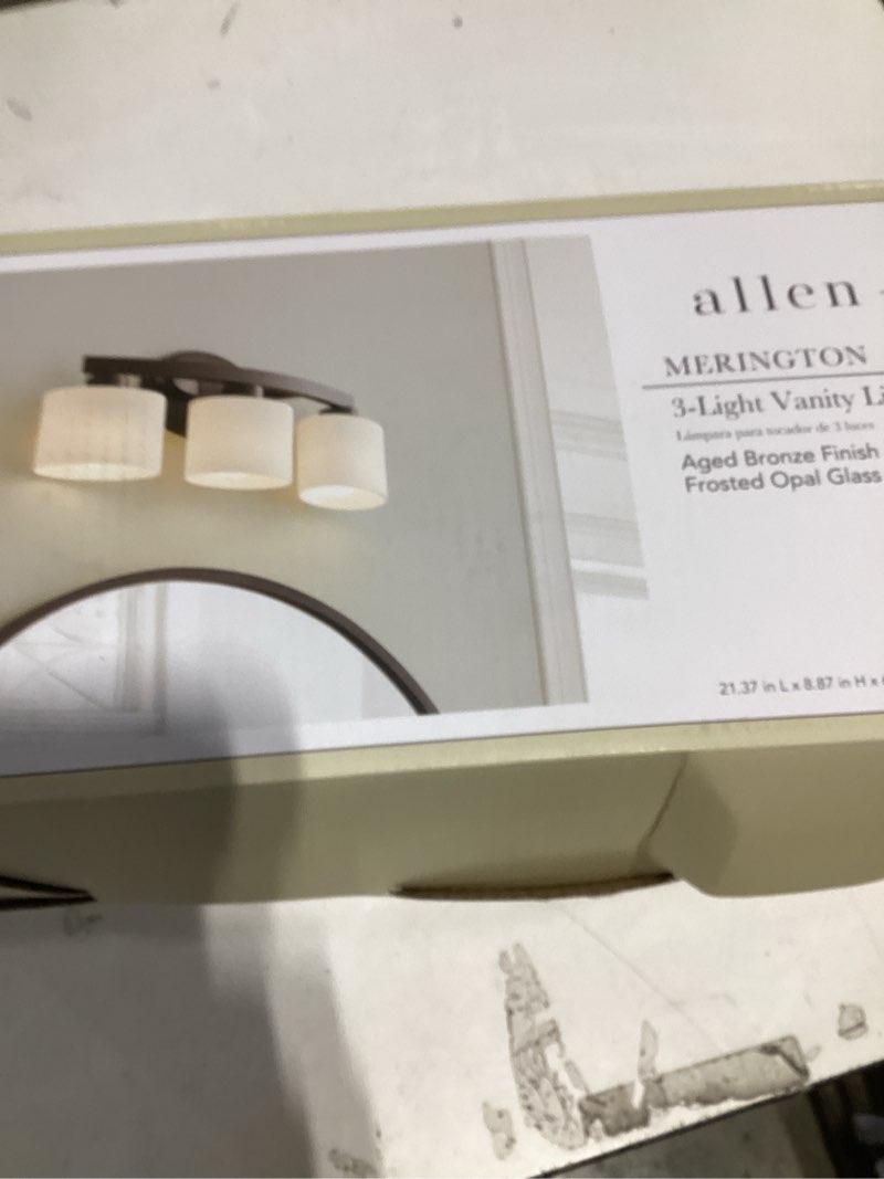 Condition photo showing Good Condition for Progress Lighting Teigen 23.5-in 3 Light Gold Traditional Bathroom Vanity light Item #4968580 | Model #P300452-078 