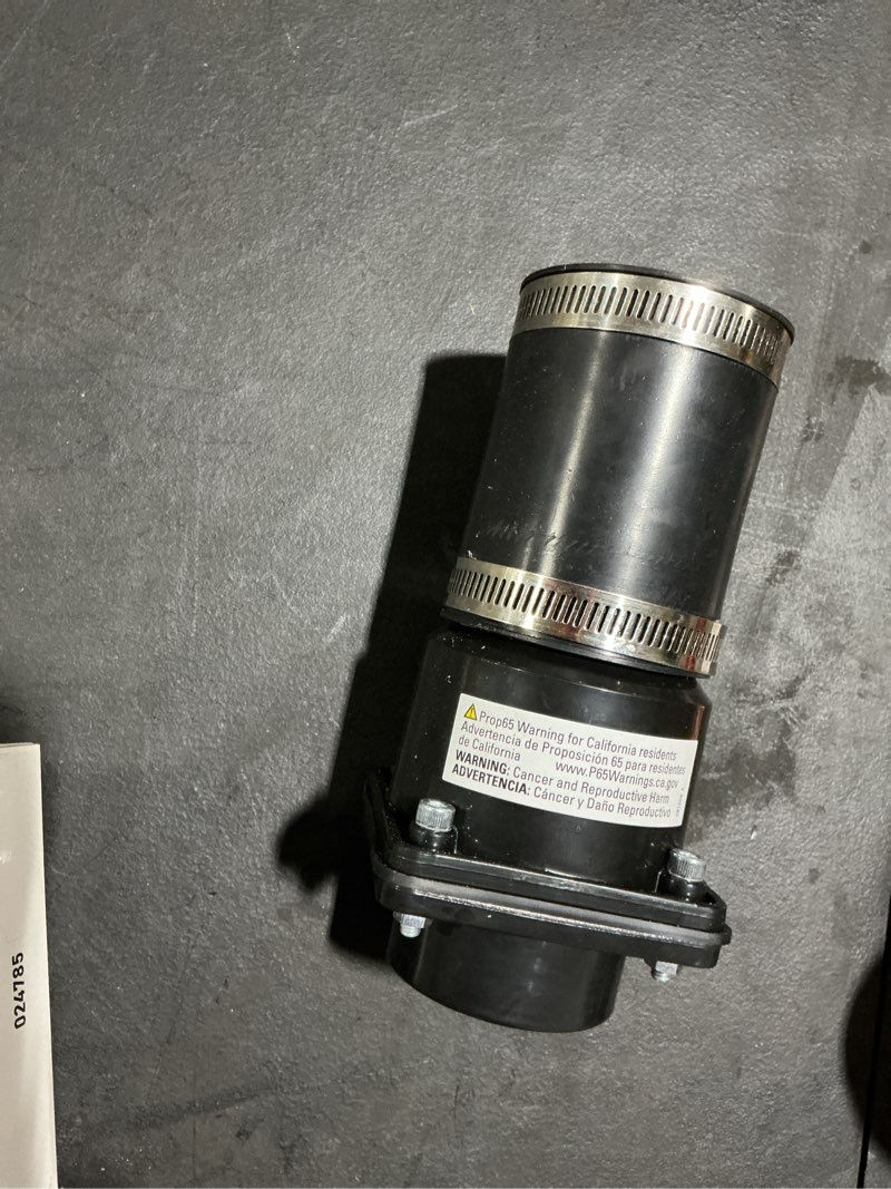 Condition photo showing As Is for h2opro pvc check valve