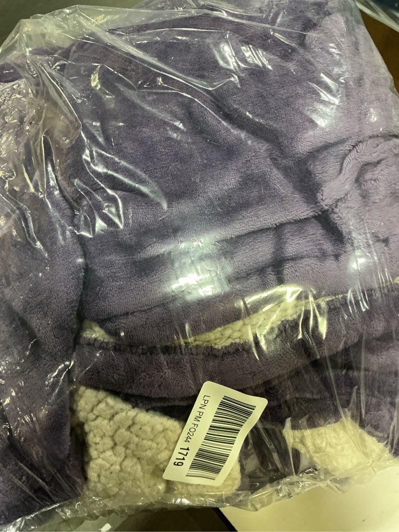 Condition photo showing As Is for Electric Heated Blanket Full Size - 72"x84", Soft Flannel Heating Blanket, 10 Heating Levels, 1-12 H Auto Shut Off, Breathable Warm and Washable for Bed, Purple 04-purple 72"x84"(Full Size)