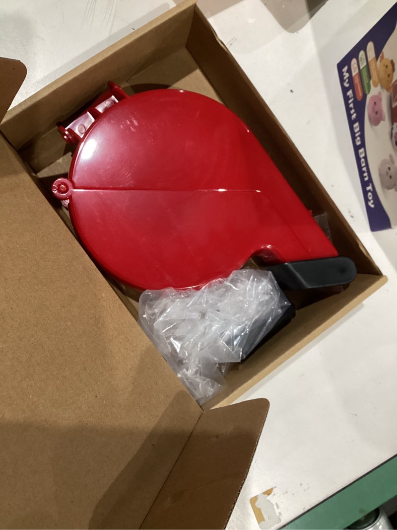 Condition photo showing As Is for take a number dispenser ticket dispenser ticket number dispenser with 1 roll 3 digit ticket roll 2 groups number from 000-999 (3 digit, red) red-3 digit