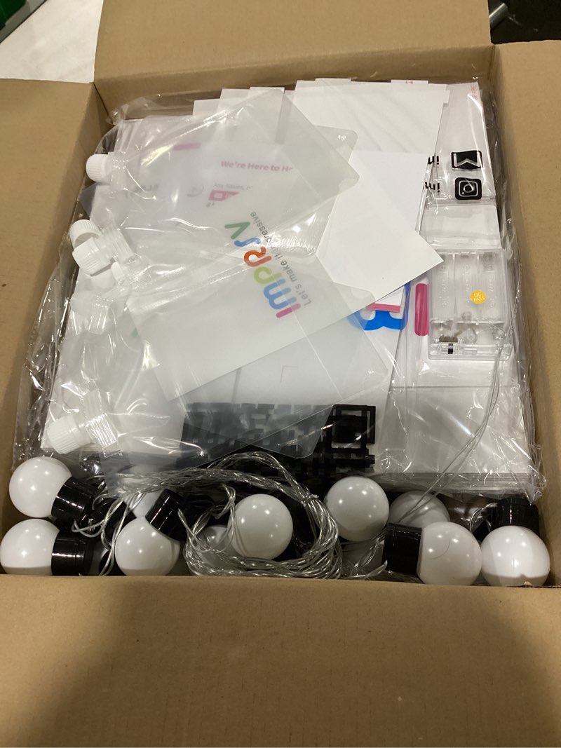 Condition photo showing New/Like New for 4ft 90 marquee numbers, big 90 light up numbers for 90th birthday decorations warm light marquee numbers 4 feet tall for anniversary party decor number 90