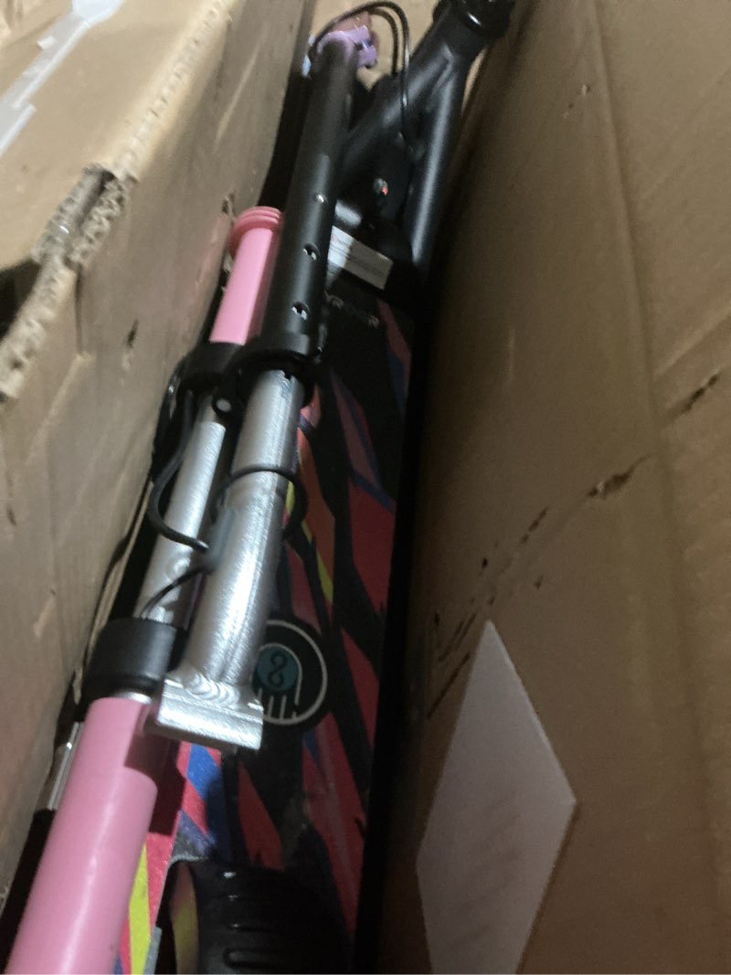 Condition photo showing As Is for Gyroor H30 Max Electric Scooter for Kids, LED Dispaly, 150W Powerful Motor, Dual Brake System, Adjustable Height and Speed, Best Presents for Kids H30Max-Pink