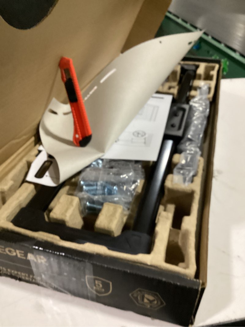 Condition photo showing Good Condition for perlegear ul-listed full motion tv wall mount for 42–90 inch tvs up to 150 lbs, pre-assembled tv mount with tool-free tilt, swivel, extension, max vesa 600 x 400mm, 12?/16?/18?/24? wood studs, pglf16 tv mount without led backlight