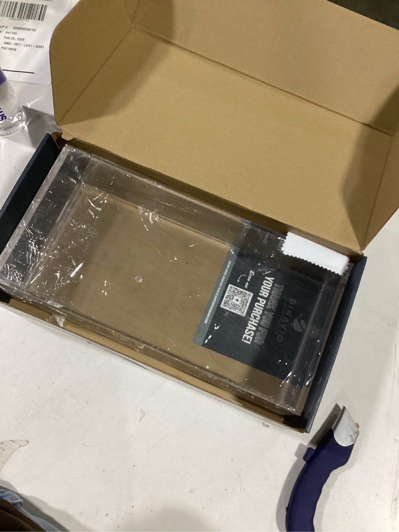 Condition photo showing Good Condition for Dinavio Crafthouse Prismatic Evolutions SPC Box Acrylic Display Case with Magnetic Lid - 8 + 5mm Thick Acrylic with 5x3mm Magnets - Compatible with Prismatic Evolutions Super-Premium Collection Box