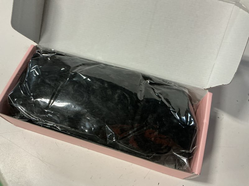 Condition photo showing New/Like New for reecho curly hair extensions - 4pcs 18" gogo curly clip in hair extensions 100% super protein hairpieces with invisible lace weft silky soft natural look for women - natural black natural black 18 inch