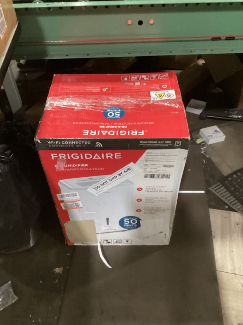Condition photo showing New/Like New for frigidaire 50 pint dehumidifier w/wifi 50 pint 2026 energy star