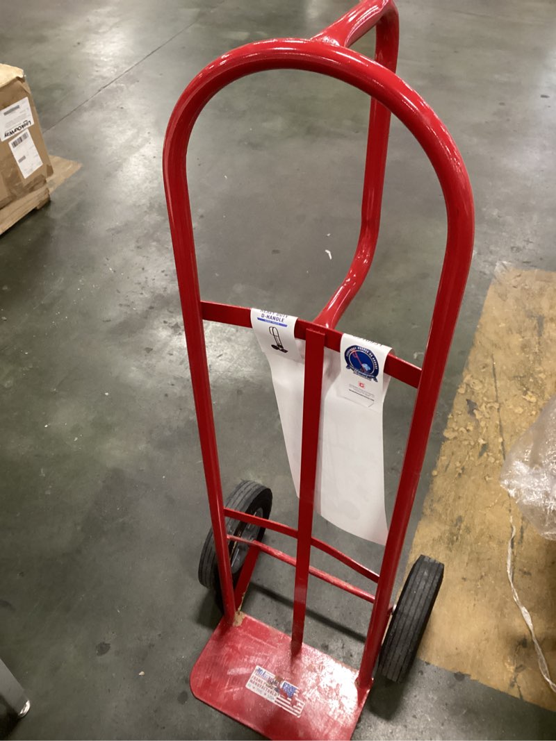Condition photo showing Good Condition for Milwaukee 800-lb Capacity 2 -Wheel Red Steel Heavy duty hand truck
