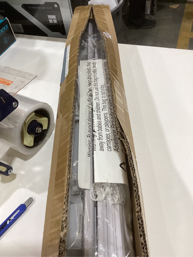 Condition photo showing item condition for LazBlinds Cordless Roman Shades for Windows, Light Filtering Thermal Insulated Window Blinds, Lightweight Fabric Blinds for Indoor Windows, 23" W x 60" H, Ivory Light Filtering - Ivory 23" W x 60" H