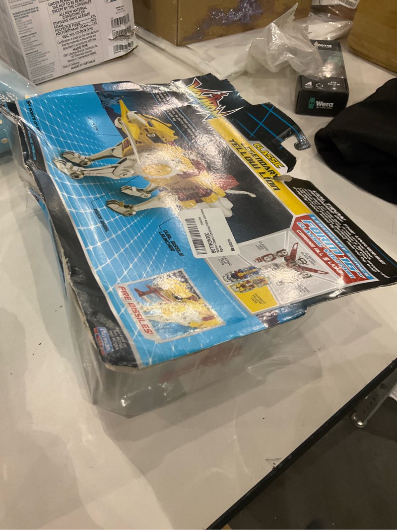 Condition photo showing Good Condition for Voltron Classic Combining Yellow Lion Action Figure