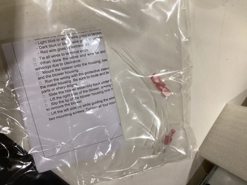 Condition photo showing Good Condition for Bay motor blower or EBM blower