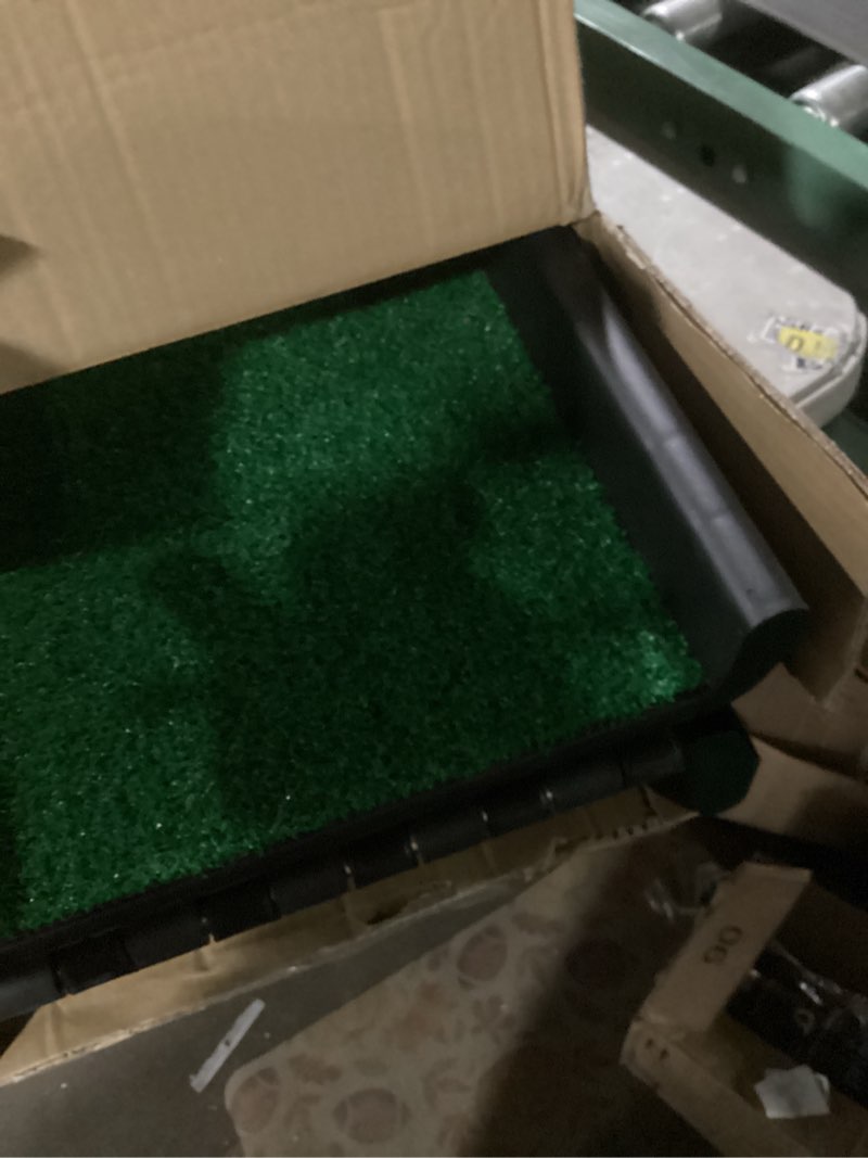 Condition photo showing Good Condition for PawStep 50894 Pet Ramp for Dogs & Cats – Foldable Portable Dog Ramp with Poly Grass Non-Slip Surface, Lightweight Travel Ramp for Cars, SUVs, Beds & Couches