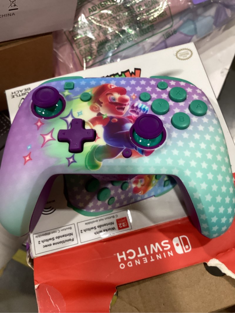 Condition photo showing Good Condition for turtle beach® rematch™ wireless controller: invincible mario – nintendo switch™, nintendo switch™ lite, & nintendo switch™ - oled model, nintendo switch™ 2, glow-in-the-dark design, rechargeable battery - invincible mario