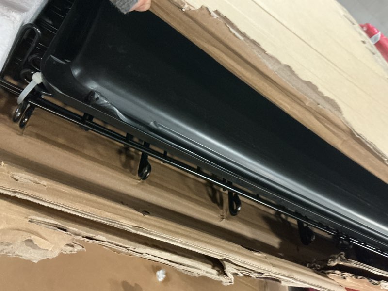 Condition photo showing Good Condition for Midwest Homes for Pets Ginormous Single Door 54-Inch Dog Crate for XXL Dogs Breeds; Great Dane, Mastiff, St. Bernard, Drop Pin Assembly Requires Two People; Divider Panel Not Included; Black: SL54 54.0"L x 37.0"W x 45.0"H Single Door