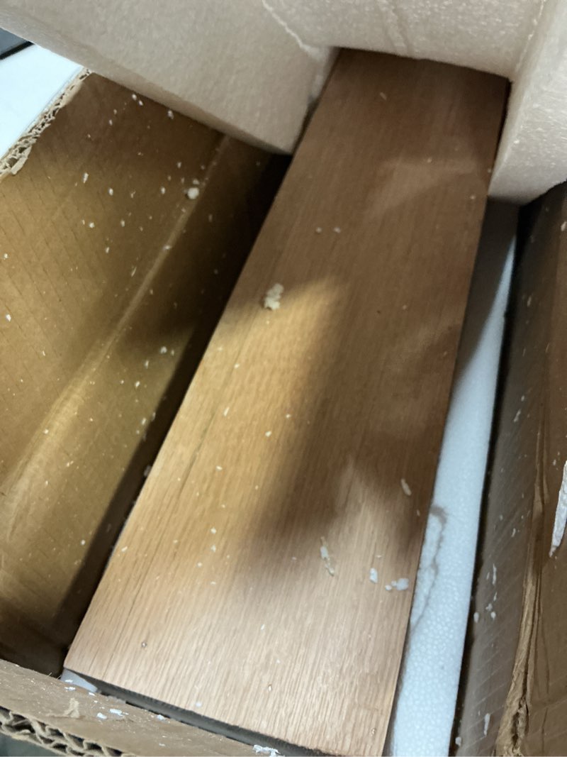 Condition photo showing Good Condition for croblissful 5 x 56 inch stair newel post unfinished red oak plain solid core box newel post stair wood balusters for staircase handrails