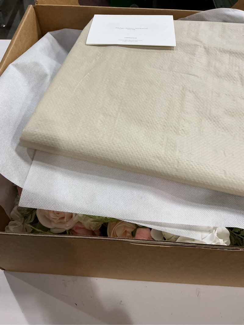 Condition photo showing Good Condition for Ling's moment Wedding Artificial Flowers Package, Bridal Bouquet, Bridesmaid Bouquets, Boutonniere for Men, Rose Petals.Blush Pink Pk-blush & Pink