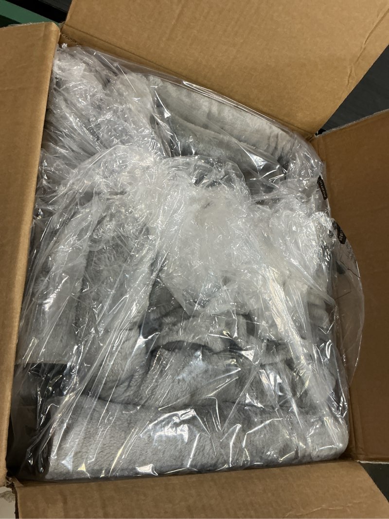 Condition photo showing Good Condition for Globlazer Cat Tree Tower with Scratching Post for Indoor Cats, 53inch Tall Plush Multi-Level Cat Climbing Tower Condo House with Large Hammock, Spacious Cat Cave, Padded Top Perch Bed, F53, Light Gray 53inch Light Gray