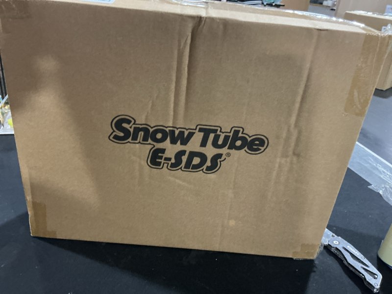 Condition photo showing As Is for E-SDS 48" Inflatable Snow Tube Heavy Duty, Cold-Resistant PVC Inner, Wear-Resistant Oxford Cloth Out