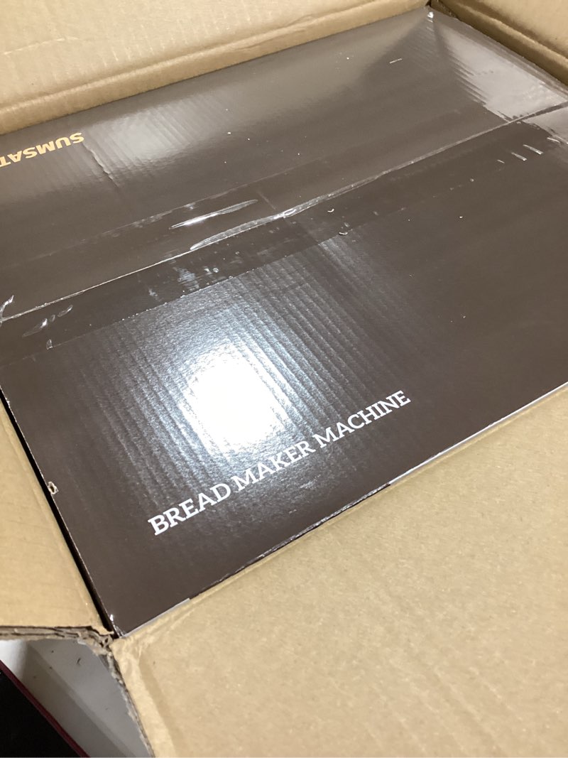 Condition photo showing New/Like New for bread maker, 2.2lb 16-in-1 bread machine, automatic bread maker machine with nonstick ceramic pan & 15h timer & 1h keep warm for beginner, breadmaker with gluten-free, french, yogurt, recipe