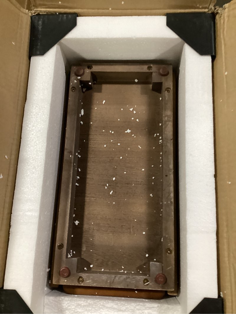 Condition photo showing New/Like New for narrow nightstand with 3 drawers,solid wood narrow bedside table walnut, modern skinny nightstand for bedroom(fully assembly) walnut?15.75"d x 7.87"w x 23.62"h?