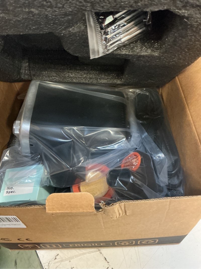 Condition photo showing New/Like New for M-T 2 in 1 Hot Air Rework & Soldering Station, 760W High Power, Digital LED Display, 3 Preset Temps, Smart Sleep Mode, °F/°C, Temp Correction, SMD Rework for PCB Repair, Electronics, DIY