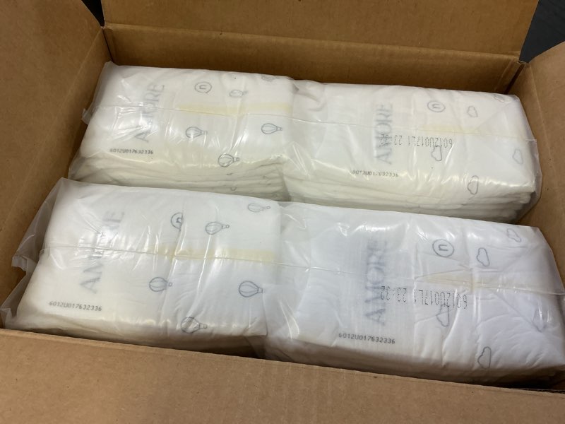 Condition photo showing Good Condition for pampers amore, size 0 (up to 10 lbs), 76 count, our best diaper – hypoallergenic & fragrance free, up to 100% leakproof, soft as cashmere size 0 76